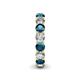 5 - Tiffany 3.60 ctw Blue Diamond and Diamond (3.80 mm) Eternity Band 