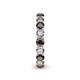 6 - Tiffany 3.10 ctw Black Diamond and Diamond (3.40 mm) Eternity Band 
