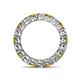5 - Tiffany 2.90 ctw Citrine and Diamond (3.40 mm) Eternity Band 