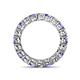 5 - Tiffany 3.00 ctw Tanzanite and Diamond (3.40 mm) Eternity Band 