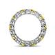 5 - Tiffany 3.00 ctw Yellow Diamond and Diamond (3.40 mm) Eternity Band 