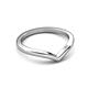 3 - Nera High Polish Slim Stackable Plain Curved Wedding Band (1.80 mm) 