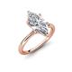 4 - Solina 2.14 ctw IGI Certified Marquise Shape Lab Grown Diamond accented Lab Grown Diamond Hidden Halo Women Engagement Ring 