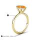 5 - Solina 1.74 ctw Marquise Shape Citrine accented Lab Grown Diamond Hidden Halo Women Engagement Ring 