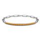1 - Lily 0.92 ctw Citrine Paperclip Links Tennis  Bracelet 