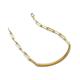 6 - Lily 0.92 ctw Citrine Paperclip Links Tennis  Bracelet 