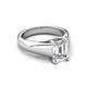 3 - Nivora 2.50 ct GIA Certified Emerald Shape Natural Diamond Women Solitaire Engagement Ring 