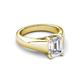 3 - Nivora 2.00 ct IGI Certified Emerald Shape Lab Grown Diamond Women Solitaire Engagement Ring 
