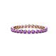 1 - Valerie 2.00 mm Amethyst Eternity Band 