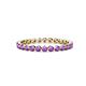 1 - Valerie 2.00 mm Amethyst Eternity Band 