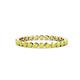 1 - Valerie 2.00 mm Yellow Sapphire Eternity Band 