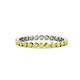 1 - Valerie 2.00 mm Yellow Sapphire Eternity Band 