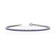 1 - Izarra 2.00 mm Iolite Eternity Tennis Bracelet 