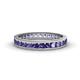 1 - Rebica 3.00 mm Princess Cut Iolite Eternity Band 