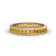 1 - Rebica 3.00 mm Princess Cut Citrine Eternity Band 