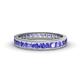 1 - Rebica 3.00 mm Princess Cut Tanzanite Eternity Band 