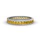 1 - Rebica 3.00 mm Princess Cut Citrine Eternity Band 