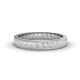 1 - Rebica 3.00 mm Princess Cut White Sapphire Eternity Band 