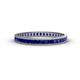 1 - Rebica 2.00 mm Princess Cut Blue Sapphire Eternity Band 