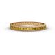 1 - Rebica 2.00 mm Princess Cut Citrine Eternity Band 