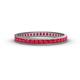 1 - Rebica 2.00 mm Princess Cut Ruby Eternity Band 
