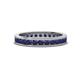 1 - Celina 2.40 mm Round Blue Sapphire Eternity Band 
