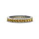 1 - Celina 2.40 mm Round Citrine Eternity Band 