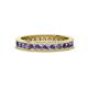 1 - Celina 2.40 mm Round Iolite Eternity Band 