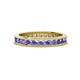 1 - Celina 2.40 mm Round Tanzanite Eternity Band 