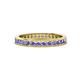 1 - Celina 2.00 mm Round Tanzanite Eternity Band 