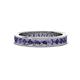 1 - Celina 2.70 mm Round Iolite Eternity Band 