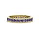 1 - Celina 2.70 mm Round Iolite Eternity Band 