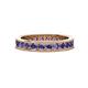 1 - Celina 2.70 mm Round Iolite Eternity Band 
