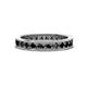 1 - Celina 2.70 mm Round Black Diamond Eternity Band 