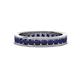 1 - Celina 2.70 mm Round Blue Sapphire Eternity Band 
