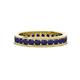 1 - Celina 2.70 mm Round Blue Sapphire Eternity Band 