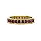 1 - Celina 2.70 mm Round Red Garnet Eternity Band 