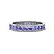 1 - Celina 2.70 mm Round Tanzanite Eternity Band 