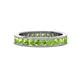 1 - Celina 2.70 mm Round Peridot Eternity Band 