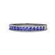 1 - Kathiryn 2.00 mm Tanzanite 11 Stone Wedding Band 
