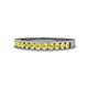 1 - Kathiryn 2.30 mm Yellow Sapphire 11 Stone Wedding Band 