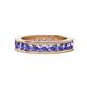 1 - Celina 3.00 mm Round Tanzanite Eternity Band 