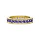 1 - Celina 3.00 mm Round Iolite Eternity Band 