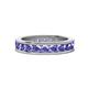 1 - Celina 3.00 mm Round Tanzanite Eternity Band 