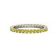 1 - Joyce 2.30 mm Yellow Sapphire Eternity Band 
