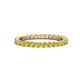 1 - Joyce 2.30 mm Yellow Sapphire Eternity Band 