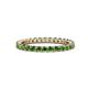 1 - Joyce 2.30 mm Green Garnet Eternity Band 