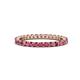 1 - Joyce 2.30 mm Pink Tourmaline Eternity Band 
