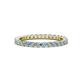 1 - Joyce 2.30 mm Aquamarine Eternity Band 