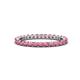 1 - Joyce 2.30 mm Rhodolite Garnet Eternity Band 